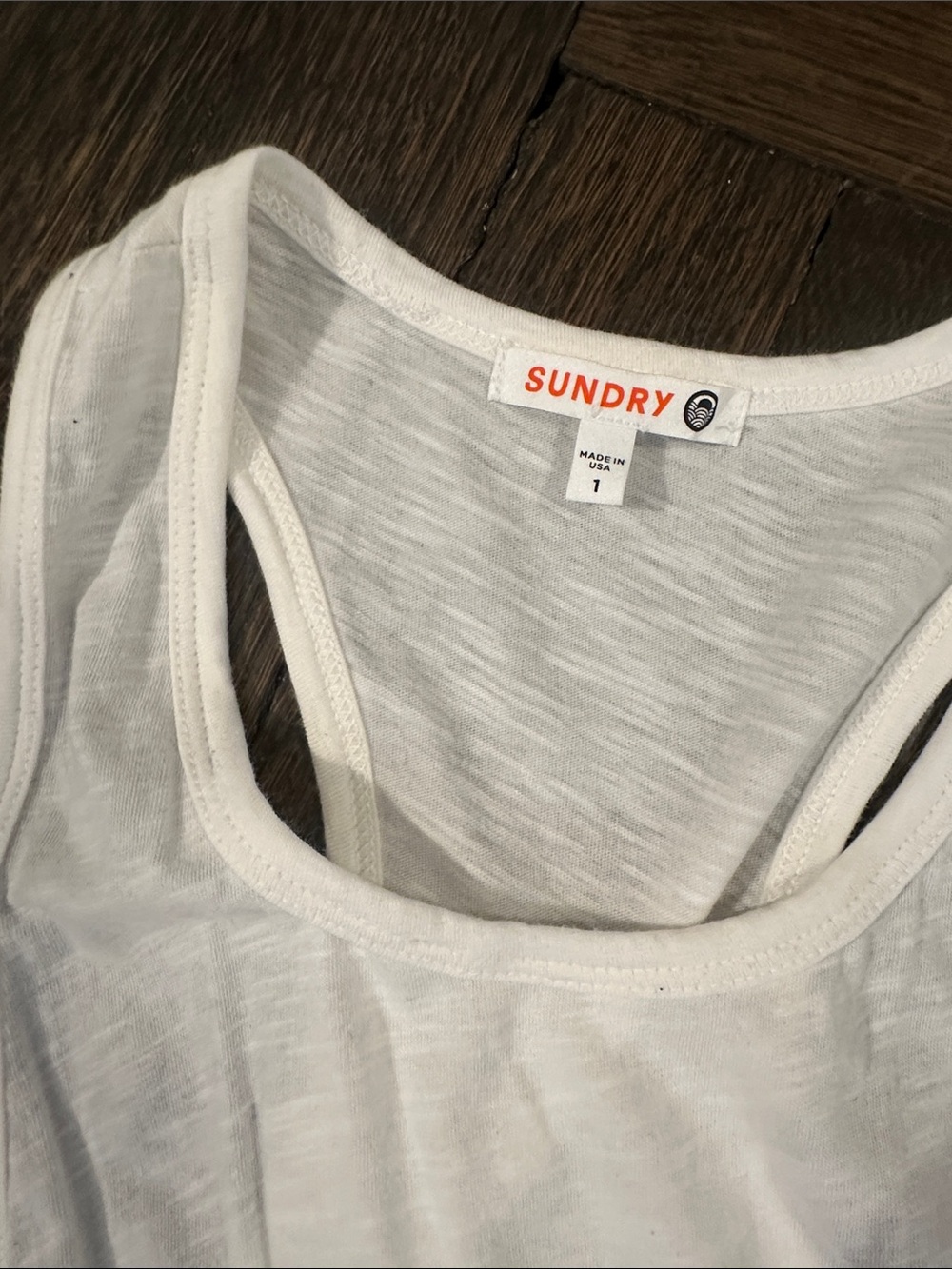 Sundry white racer back dress - purchased at Shopbop - size 1 - $178